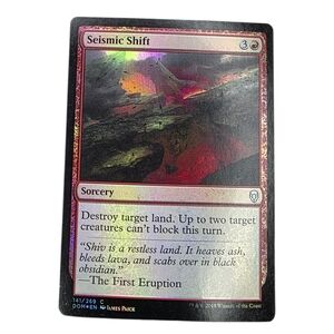 🎇Holographic Magic: The Gathering Seismic Shift Trading Card